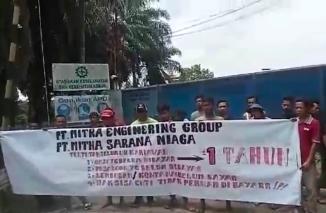 PT. MSN atau PT. MEG Milik Raja Pangihutan Sirait Deliserdang di Demo Karyawan Soal Hak Mereka yang Belum Dibayar