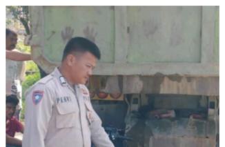 Foto Kecelakaan Maut di Jalan Lintas Pekanbaru–Bangkinang, Satu Mahasiswi Tewas di Tempat