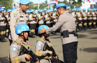 Foto Polri Kembali Kirim Pasukan untuk Misi Perdamaian PBB, Latpragas Satgas FPU 7 MINUSCA Resmi Dimulai