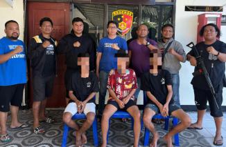 Foto Kerja keras Tim Resmob Polres Bitung, Ungkap Pelaku Panah Wayer yang Meresahkan