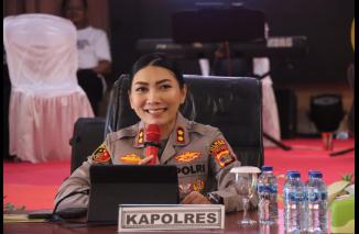 Foto Hari Pertama Menjabat, Ini Arahan Kapolres Lampung Timur