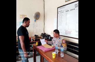 Surat Pengaduan Dilayangkan Ke Polres KKT Oleh Blasius Naryemin Terkait Dugaan Pencemaran Nama Baik/Fitna