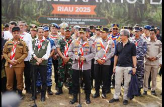 Kapolri Pimpin pembukaan Jambore Karhutla Riau 2025: pemuda ujung tombak penjaga kelestarian lingkungan