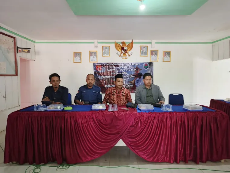 Pekon Srimanti Salurkan Progam BLT-DD Tahun 2025
