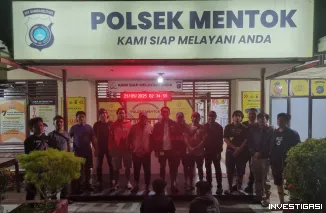 Foto Premanisme Berkedok Ngamen di Mentok, Dua Pemuda Diamankan Tim Ops Pekat Polres Bangka Barat