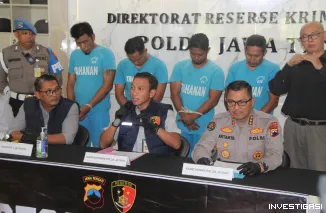 Foto Rugikan Masyarakat, Enam Pelaku Premanisme Berkedok Ormas Diamankan Polda Jateng