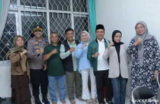 Foto Santri Ponpes Sinatria Soreang di pindahkan