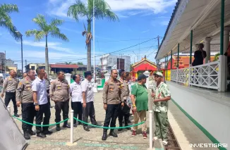 Foto Artis Nasional Baim Wong Apresiasi Kapolres Bangka Barat atas Pengamanan Syuting Film 