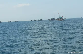 Foto Laut Jungku dan Tanjung Ular Kembali Disusupi Aktivitas Tambang Ilegal