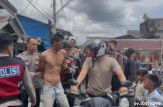 Foto Penikaman di Parit 4 Kampung Nelayan, Nelayan 41 Tahun Tewas Usai Ditusuk di Dada