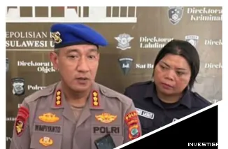 Foto Polda Sulut Tetapkan Satu Tersangka Terbakarnya KM Barcelona V A