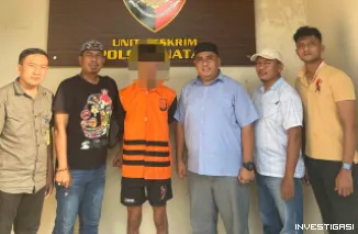 Foto Polsek Natar Tangkap Pelaku Curat Motor di Hajimena