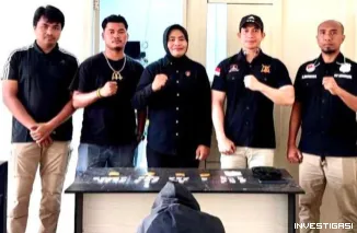 Foto Pria di Ternate Selatan Ditangkap karena Diduga Edarkan Sabu, Polisi Amankan 13 Gram Barang Bukti
