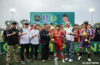 Foto Rick's Sayati Juara Soeratin Cup 2025, Bupati Bandung : Banyak Bibit Pesepakbola Hebat