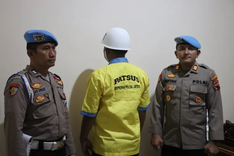 Polresta Pati Tindak Tegas Oknum Polisi yang Terlibat Pemukulan Saat Aksi 13 Agustus
