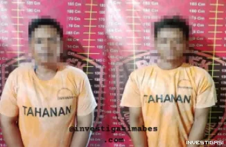 Foto Dua DPO Curat Rumah Kosong di Penawartama Ditangkap Polisi