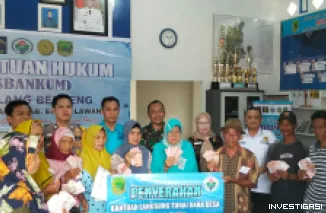 Foto Pemerintah Desa Talang Benteng salurkan BLT tahap 2