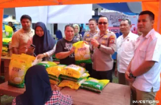Foto Polres Bitung Ikuti Giat Zoom Kik Of Pelaksanaan Gerakan Pangan Murah