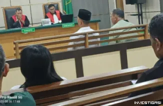 Foto Sidang Gugatan Ganti Rugi Pendi Kembali Digelar di PN Jambi, Keterangan Saksi Tergugat Dinilai Janggal