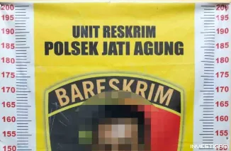 Foto Tekab 308 Polsek Jati Agung Tangkap Pencuri Toko Sparepart di Lampung Selatan