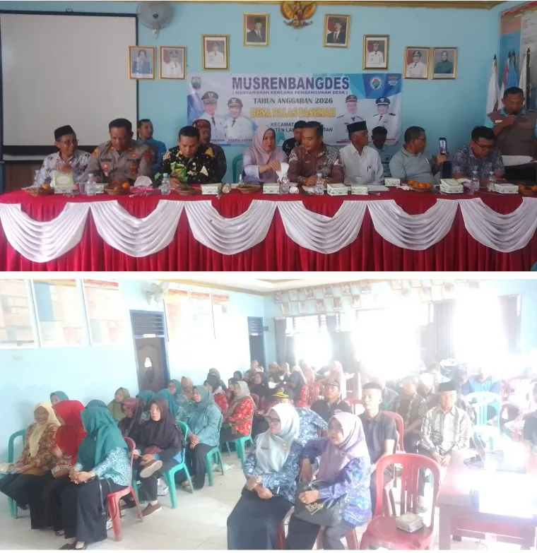 MusrenbangDes Desa Palas Pasemah Tetap Kedepankan Pembenahan