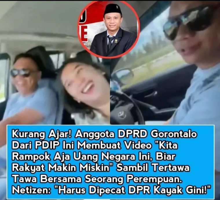Oknum Anggota DPRD Gorontalo dari PDIP Kontroversi Sebut &quot;Sedang Merampok Uang Negara