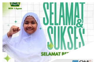 Foto Anak Didik MIN 3 Agam Raih Juara 1 Olimpiade Matematika, Lanjut ke Tingkat Provinsi