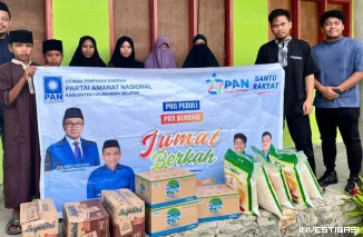 Foto HUT ke-27, DPD PAN Halmahera Selatan Gelar Aksi Sosial Bagikan Sembako untuk Pondok Pesantren