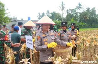 Kapolres Lampung Timur Siap Kawal Ketahanan Pangan