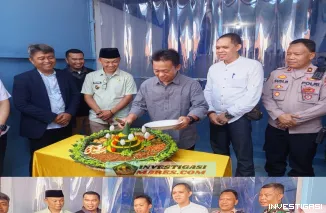 Foto Loucing program Makan Bergizi Gratis ( MBG) Bumdes Cita Mandiri Jaya Desa Sindang panon