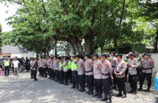 Foto Polres Rembang Amankan Audiensi Perkumpulan Sopir Rembang Bangkit dengan Komisi III DPRD