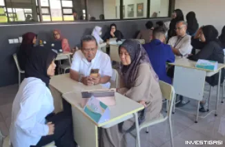 Suasana saat siswa SMA SAIM mempresentasikan rencana kariernya di hadapan orang tua masing-masing.