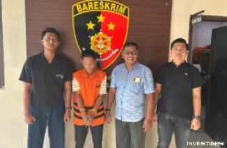Foto Curi Motor di Parkiran Supermarket, Pria di Natar Ditangkap Polisi