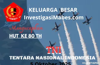 Foto Keluarga Besar InvestigasiMabes.com Ucapkan Selamat HUT TNI ke-80: 