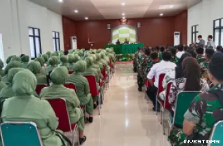Foto Pelepasan dan Penyambutan Komandan Kodim 0431/Bangka Barat