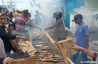 Warga Antusias Saksikan Festival Nyao Fufu di Kelurahan Dufa-Dufa