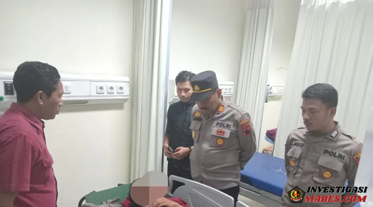 Polisi Bergerak Cepat : Terduga Pelaku Diselamatkan dari Kemarahan Massa, Motor Terduga Pelaku Hangus Terbakar