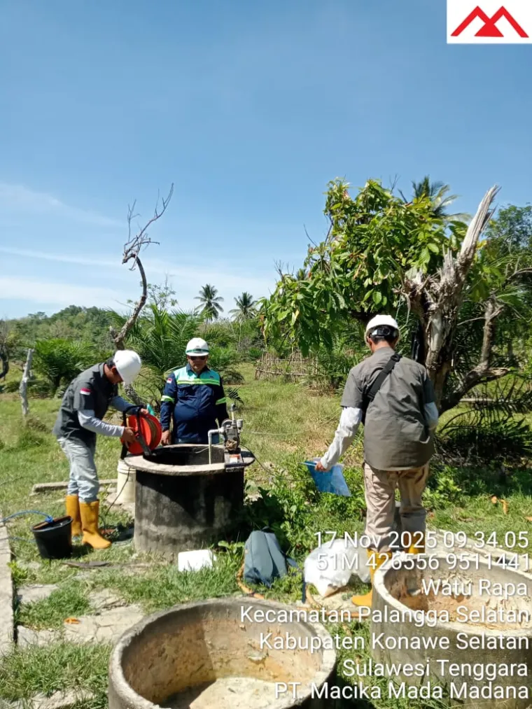 PT.MacikaMadaMadana (M3) Pastikan Kualitas Air di DesaDesa Lingkar Tambang Aman