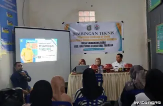 Foto Pemdes Sawakungbeba Adakan Bimbingan Teknis Pelaporan Stunting BY EhdW