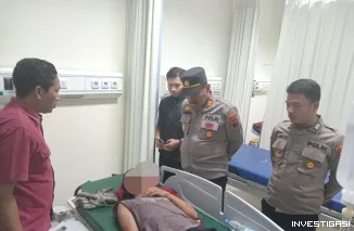 Polisi Bergerak Cepat : Terduga Pelaku Diselamatkan dari Kemarahan Massa, Motor Terduga Pelaku Hangus Terbakar