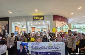 Foto Polres Cilegon Sosialisasi SPMB SMA Kemala Taruna Bhayangkara Tahun Ajaran 2026/2027.