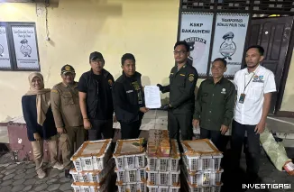 Foto Polsek Kawasan Pelabuhan Bakauheni Berhasil Amankan Satwa Liar Jenis Burung