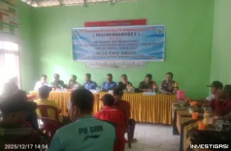 Foto Musrenbangdes Desa Paya Angus Berjalan Lancar