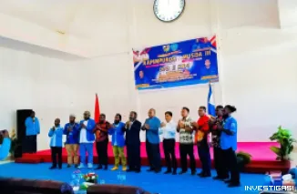 Foto Sejarah Baru KNPI Tolikara dan Tanah Papua, Pemerintah Daerah Hadir Bersama Pemuda