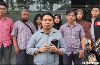 Foto Kuasa Hukum Nurdjadi, Gindha Ansori Wayka Laporkan Dugaan Penyerobotan Tanah ke Polda Lampung