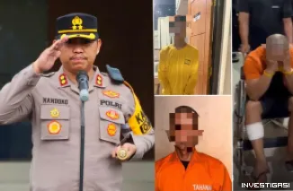 Foto LSM GTI apresiasi kapolres AKBP Handoko Sanjaya, S.I.K Gerak cepat menangkap pelaku pembunuhan Di Ratatotok