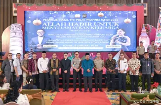 Foto Polda Jambi Gelar Perayaan Natal Bersama TNI--Polri Tahun 2025, Perkuat Toleransi dan Kepedulian Sosial