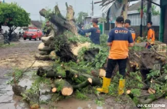 Foto Puncak Musim Hujan Januari, BPBD Rembang Imbau Masyarakat Waspada Bencana Hidrometeorologi
