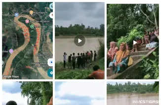 Foto Aksi Penolakan Aktifitas PETI di Wilayah Hukum Polsek Cerenti, Masyarakat Dedak Penegakan Hukum Transparan