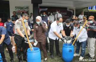 Foto Awal Tahun 2026, Polda Jawa Tengah Bongkar 318 Kasus Narkoba, 386 Tersangka Diamankan